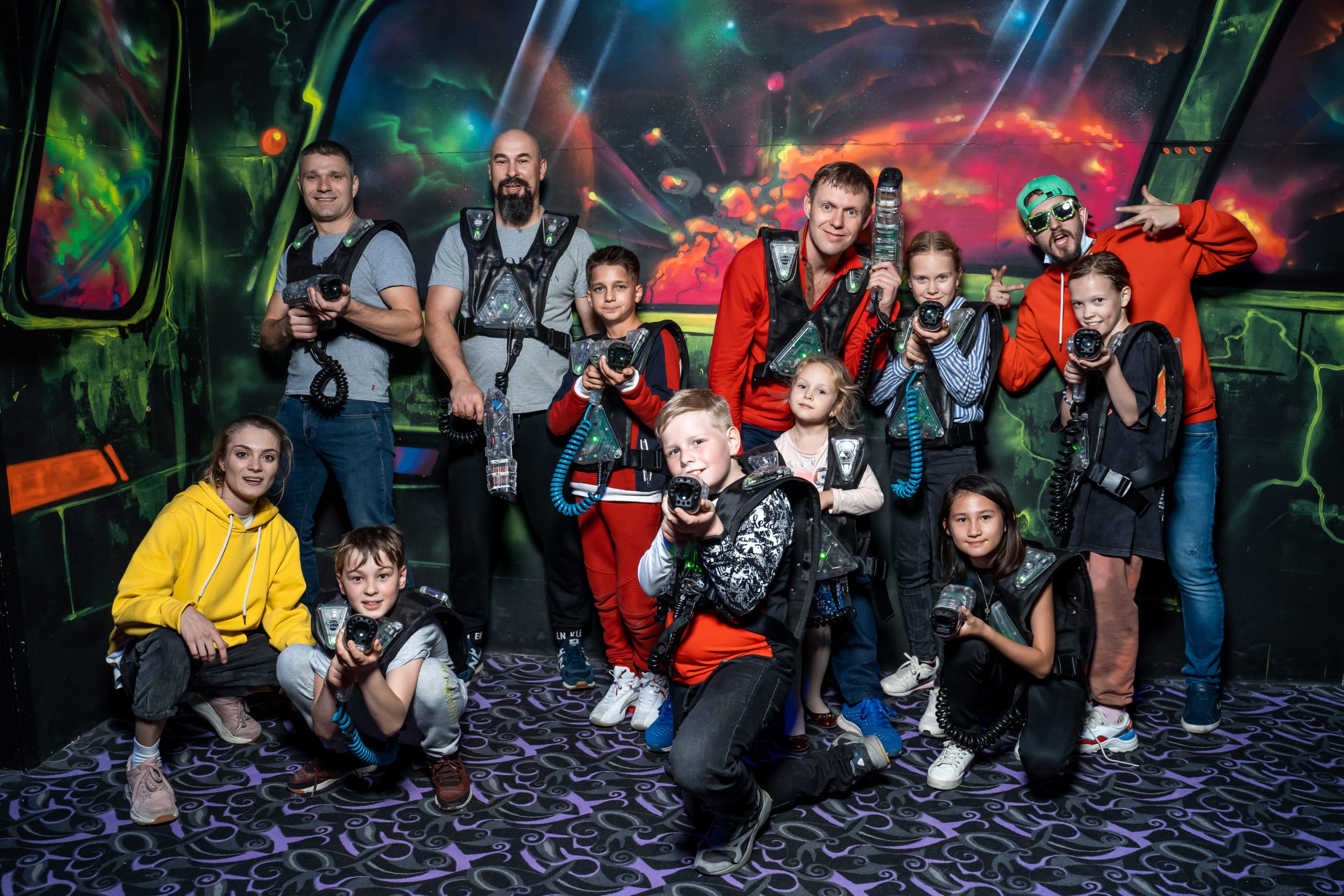 Команда LaserLand Чита после игры в лазертаг